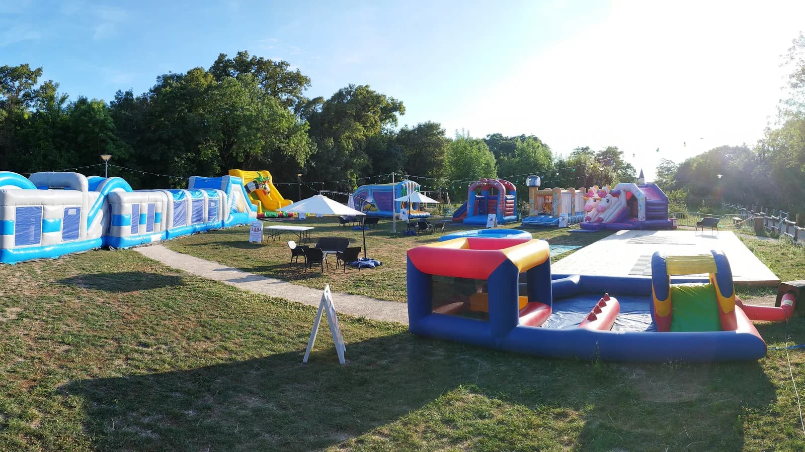 Parc gonflable AirGest Démonstration en Charente-Maritime